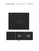 Large area, homogeneous array fabrication including substrate temperature control diagram and image