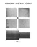 Large area, homogeneous array fabrication including substrate temperature control diagram and image