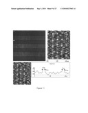 Large area, homogeneous array fabrication including substrate temperature control diagram and image