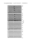 Large area, homogeneous array fabrication including substrate temperature control diagram and image