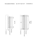 Large area, homogeneous array fabrication including substrate temperature control diagram and image