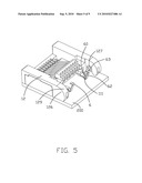 LOW PROFILE MODULAR JACK HAVING SPRING-BIASED COVER diagram and image