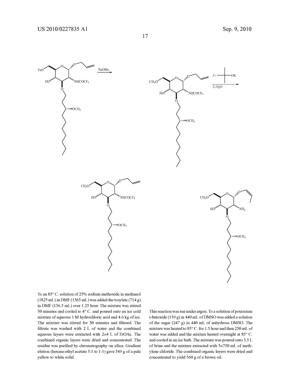 SUBSTITUTED LIPOSACCHARIDES USEFUL IN THE TREATMENT AND PREVENTION OF ENDOTOXEMIA - diagram, schematic, and image 21