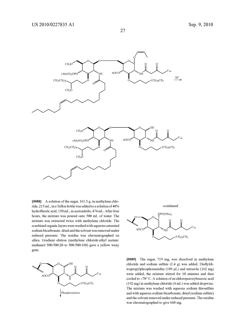 SUBSTITUTED LIPOSACCHARIDES USEFUL IN THE TREATMENT AND PREVENTION OF ENDOTOXEMIA - diagram, schematic, and image 31