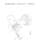 SAGITTAL SAW BLADE WITH A STATIC BAR AND A MOVING DRIVE ROD AND BLADE CROWN, THE BAR HAVING SECONDARY OPENINGS diagram and image