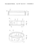 SAGITTAL SAW BLADE WITH A STATIC BAR AND A MOVING DRIVE ROD AND BLADE CROWN, THE BAR HAVING SECONDARY OPENINGS diagram and image