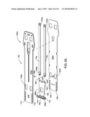 SAGITTAL SAW BLADE WITH A STATIC BAR AND A MOVING DRIVE ROD AND BLADE CROWN, THE BAR HAVING SECONDARY OPENINGS diagram and image