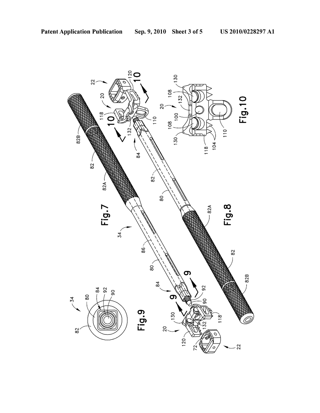SELECTIVE IMPLANTATION KIT AND METHOD INCLUDING TOOL FOR SPACER AND/OR CONTROLLED SUBSIDENCE DEVICE - diagram, schematic, and image 04