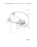 HELMET HAVING A GUIDING MECHANISM FOR A COMPATIBLE VISOR diagram and image