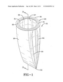 Multi-layer particle collector assembly diagram and image