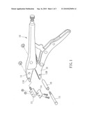 Wire-stripping pliers diagram and image