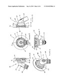 GAS MASK ASSEMBLY WITH SWIVEL CONNECTOR diagram and image