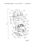 Protective headgear system with filter protector diagram and image