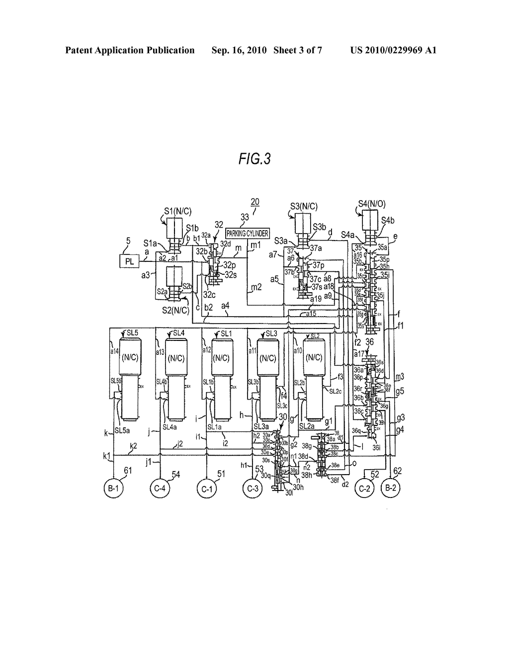 HYDRAULIC CONTROL APPARATUS OF AUTOMATIC TRANSMISSION - diagram, schematic, and image 04