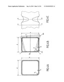 VEHICLE STRUCTURAL ELEMENT SERVING TO ABSORB CERTAIN SHOCKS BY PLASTIC DEFORMATION diagram and image