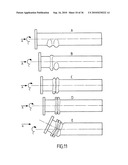 VEHICLE STRUCTURAL ELEMENT SERVING TO ABSORB CERTAIN SHOCKS BY PLASTIC DEFORMATION diagram and image