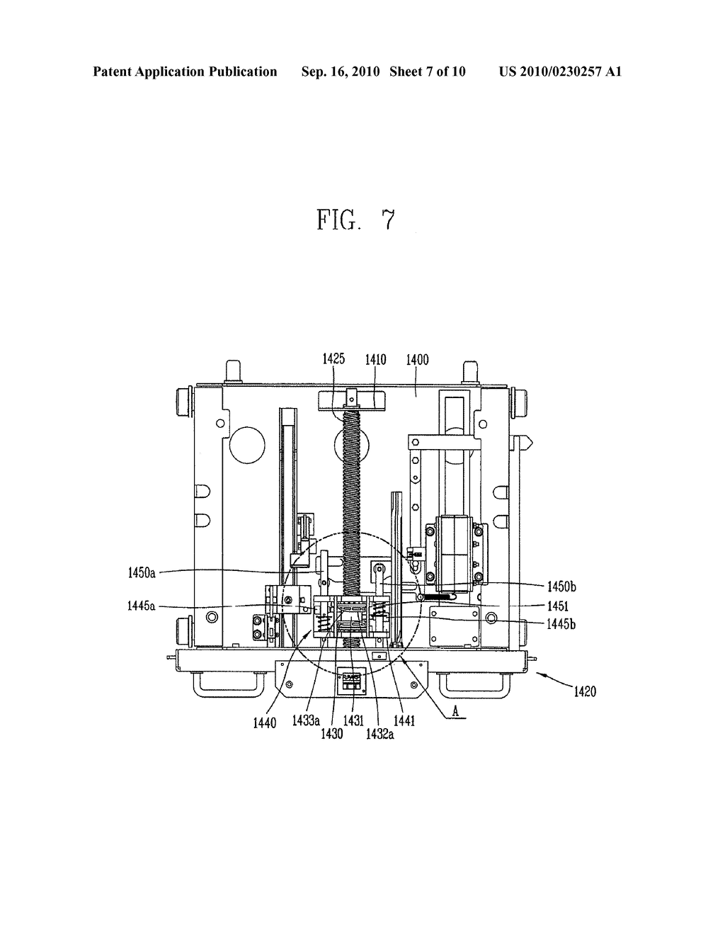 WITHDRAWABLE DEVICE OF MAIN CIRCUIT FOR VACUUM CIRCUIT BREAKER - diagram, schematic, and image 08