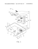 PROTECTIVE COVER ASSEMBLY FOR CAMERA MODULE AND PORTABLE ELECTRONIC DEVICE USING SAME diagram and image