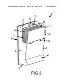 FORWARD LEANING STORAGE AND DISPENSING BOX diagram and image