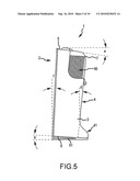 FORWARD LEANING STORAGE AND DISPENSING BOX diagram and image