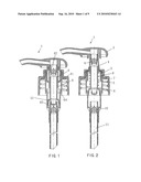 LOTION PUMP WITH AN EXTERNALLY INSTALLED SPRING diagram and image