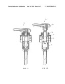 LOTION PUMP WITH AN EXTERNALLY INSTALLED SPRING diagram and image