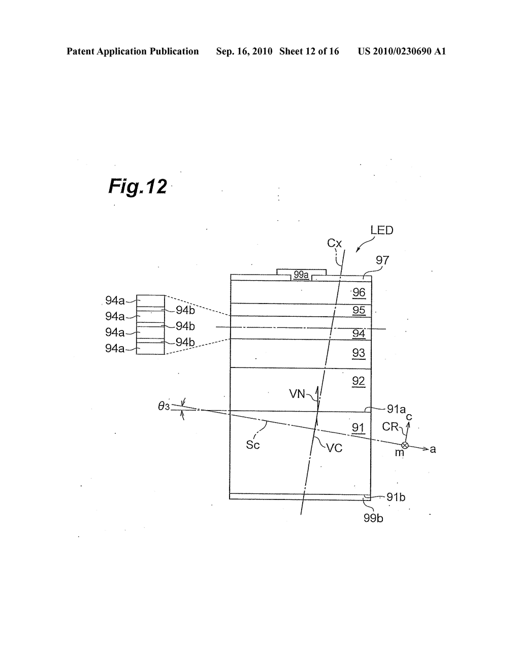 GROUP III NITRIDE SEMICONDUCTOR DEVICE, EPITAXIAL SUBSTRATE, AND METHOD OF FABRICATING GROUP III NITRIDE SEMICONDUCTOR DEVICE - diagram, schematic, and image 13