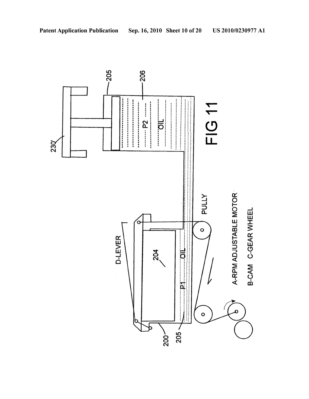 Energy conversion system employing high pressure air, steam or fuming gases - diagram, schematic, and image 11