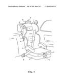 Child Car Seat with Vibration diagram and image