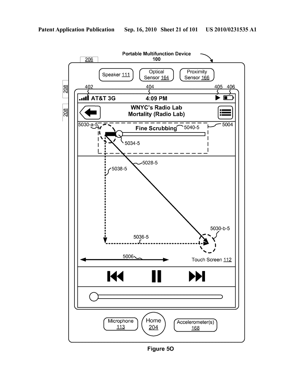 Device, Method, and Graphical User Interface for Moving a Current Position in Content at a Variable Scrubbing Rate - diagram, schematic, and image 22
