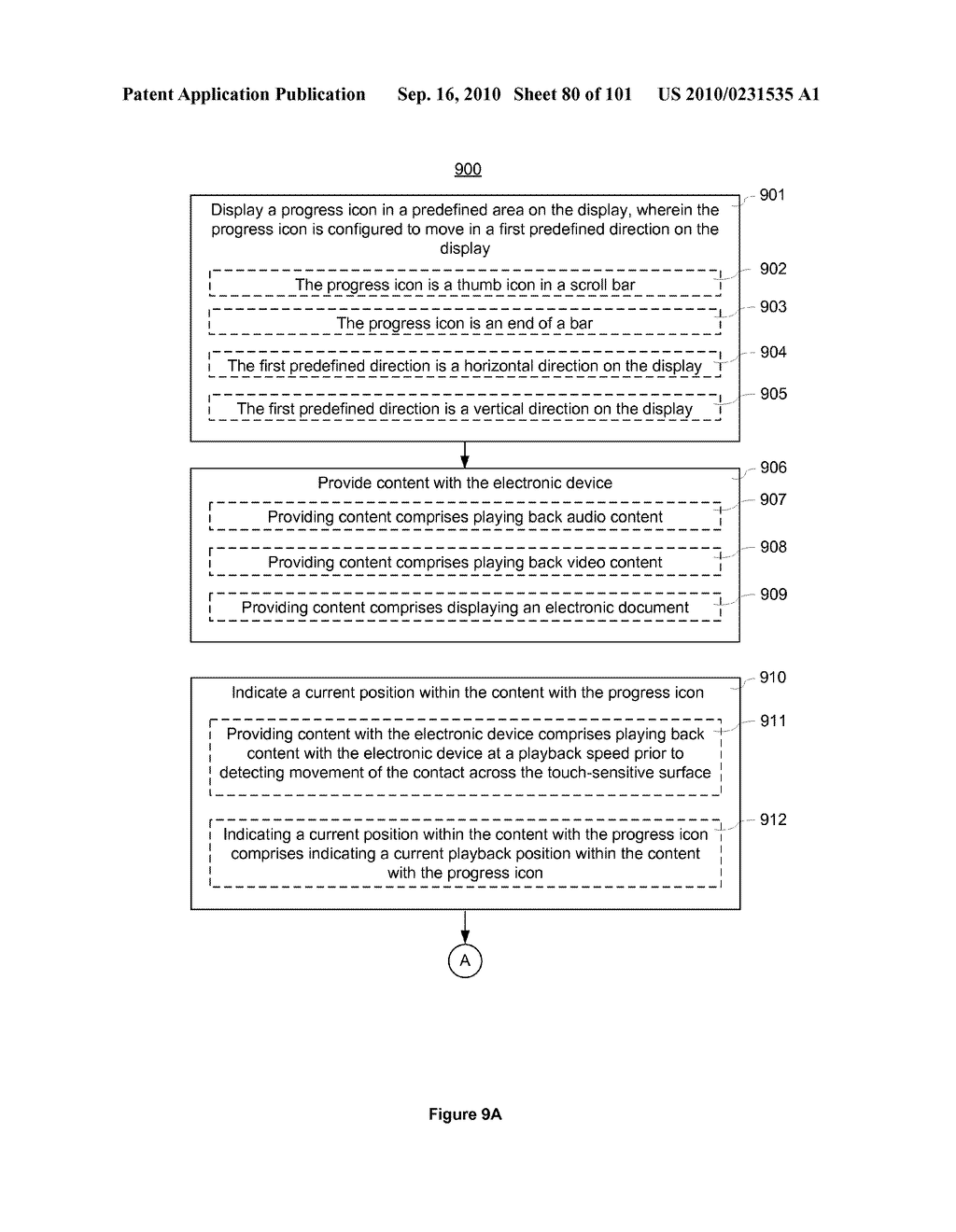 Device, Method, and Graphical User Interface for Moving a Current Position in Content at a Variable Scrubbing Rate - diagram, schematic, and image 81