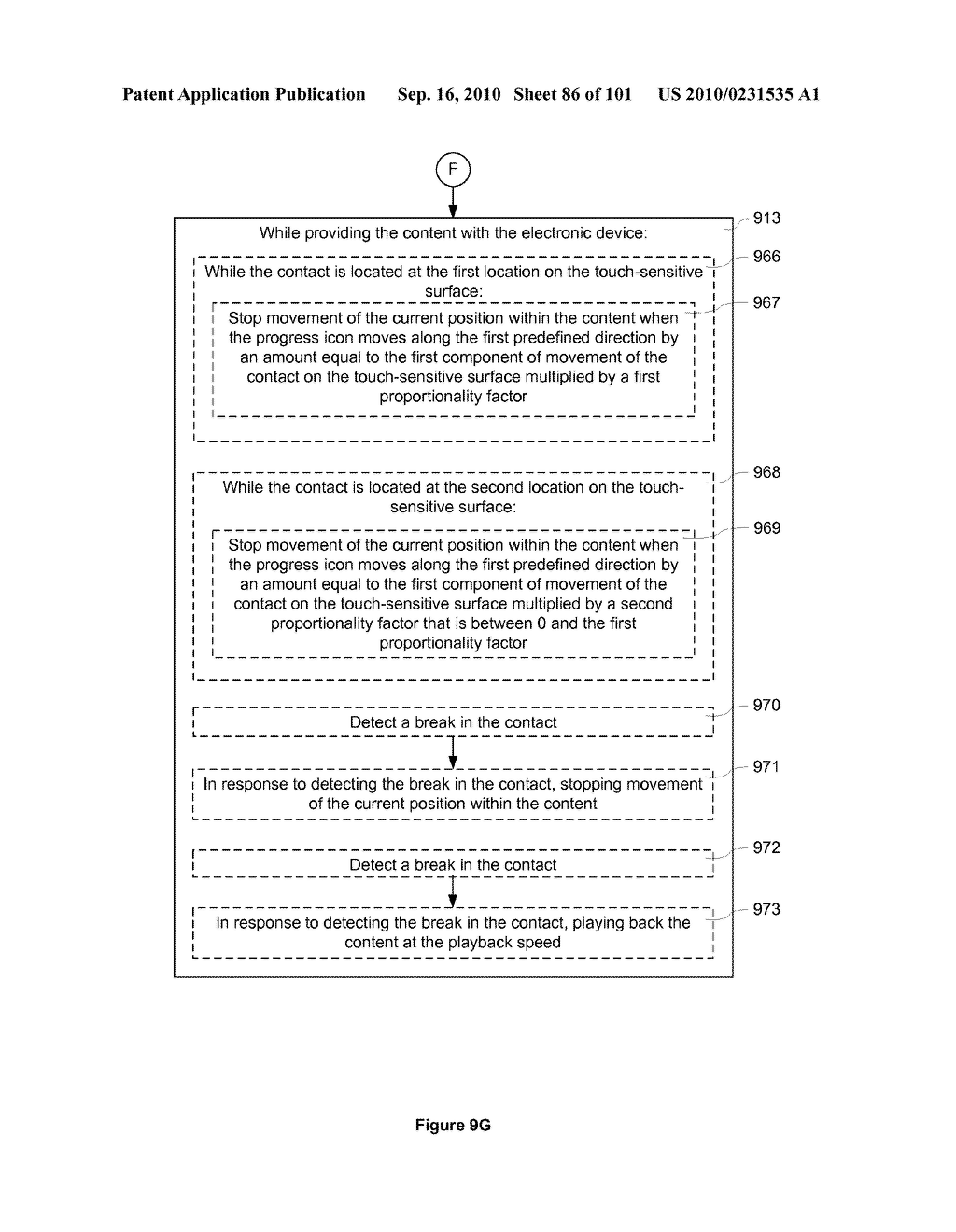 Device, Method, and Graphical User Interface for Moving a Current Position in Content at a Variable Scrubbing Rate - diagram, schematic, and image 87