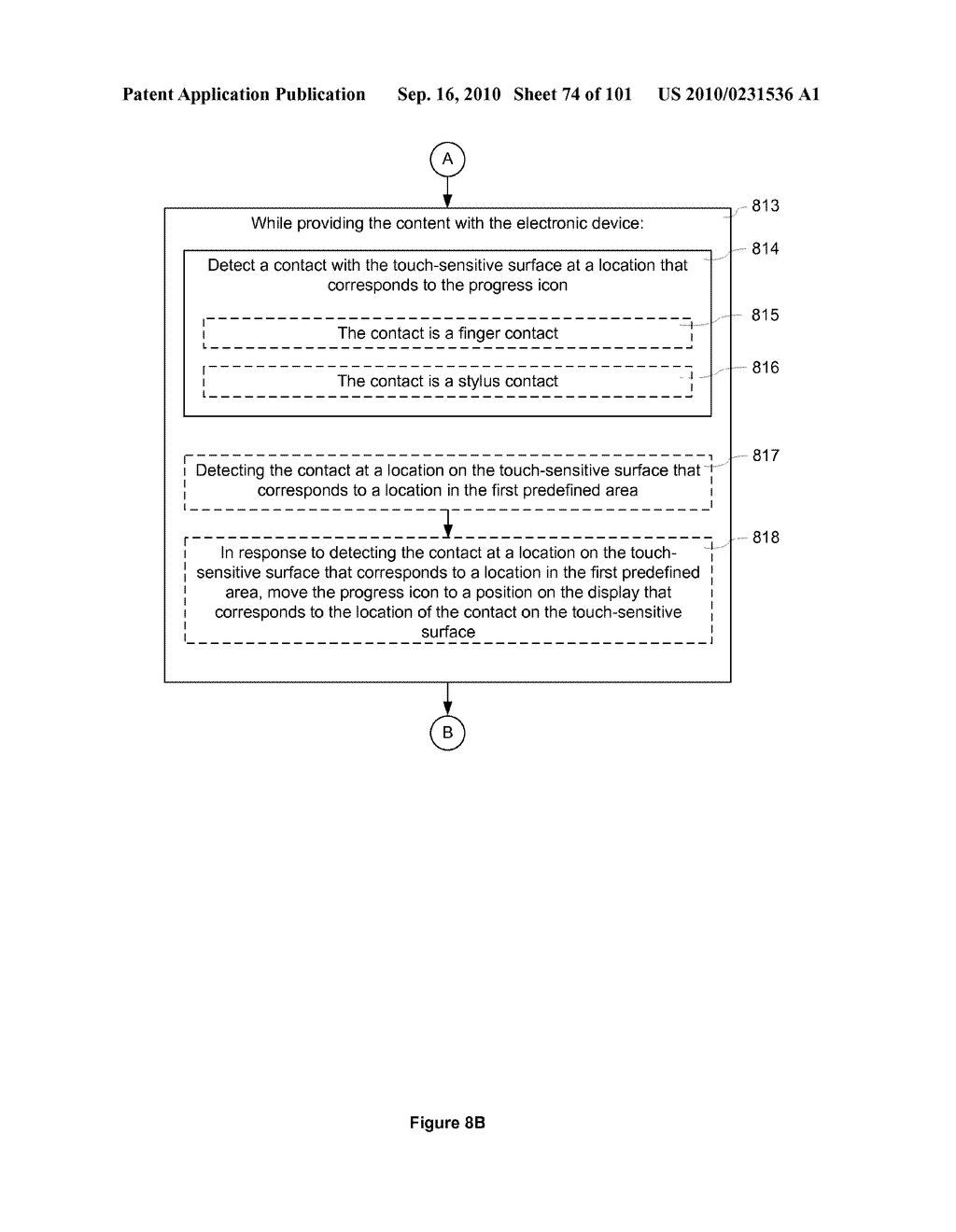 Device, Method, and Graphical User Interface for Moving a Current Position in Content at a Variable Scrubbing Rate - diagram, schematic, and image 75