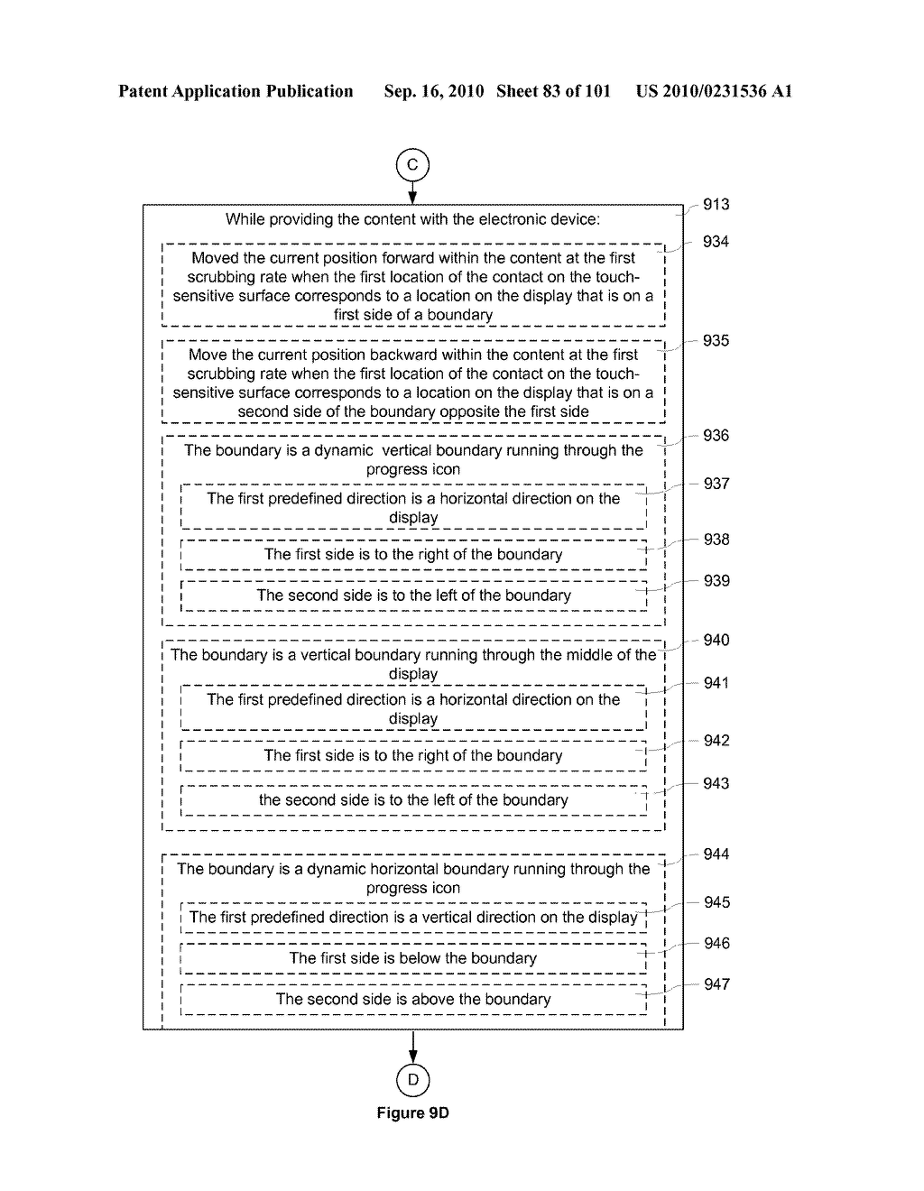 Device, Method, and Graphical User Interface for Moving a Current Position in Content at a Variable Scrubbing Rate - diagram, schematic, and image 84