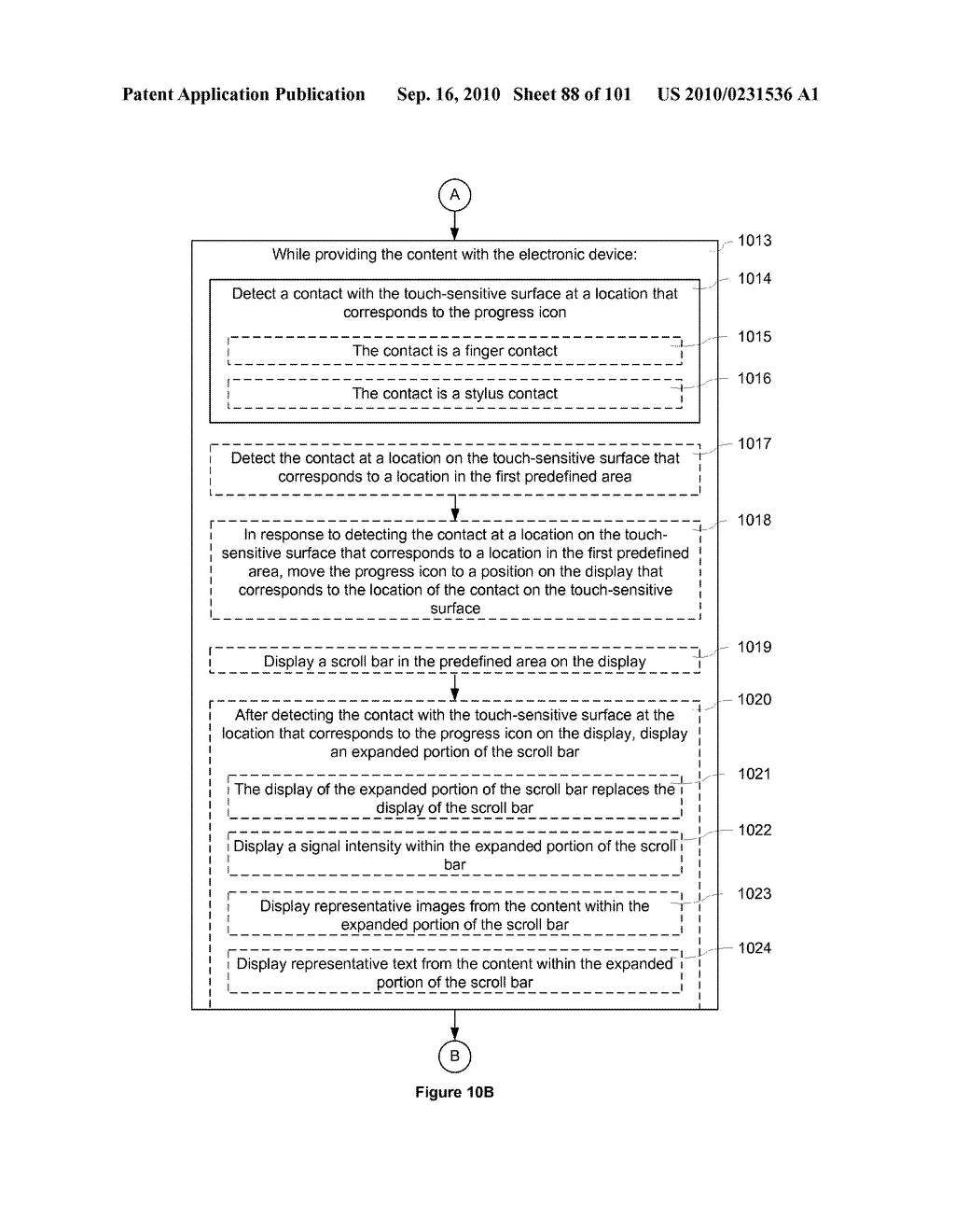 Device, Method, and Graphical User Interface for Moving a Current Position in Content at a Variable Scrubbing Rate - diagram, schematic, and image 89