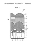 SOLID-STATE IMAGING ELEMENT AND MANUFACTURING METHOD THEREOF diagram and image