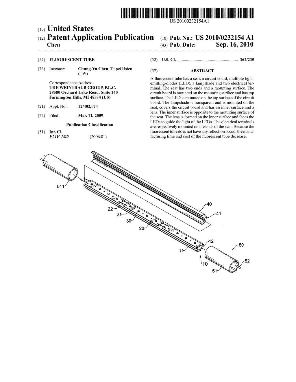 FLUORESCENT TUBE - diagram, schematic, and image 01