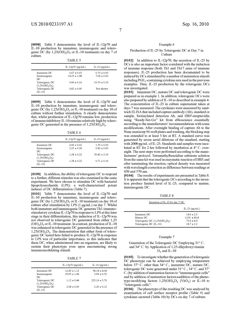 METHOD FOR GENERATING TOLEROGENIC DENDRITIC CELLS EMPLOYING DECREASED TEMPERATURE - diagram, schematic, and image 08