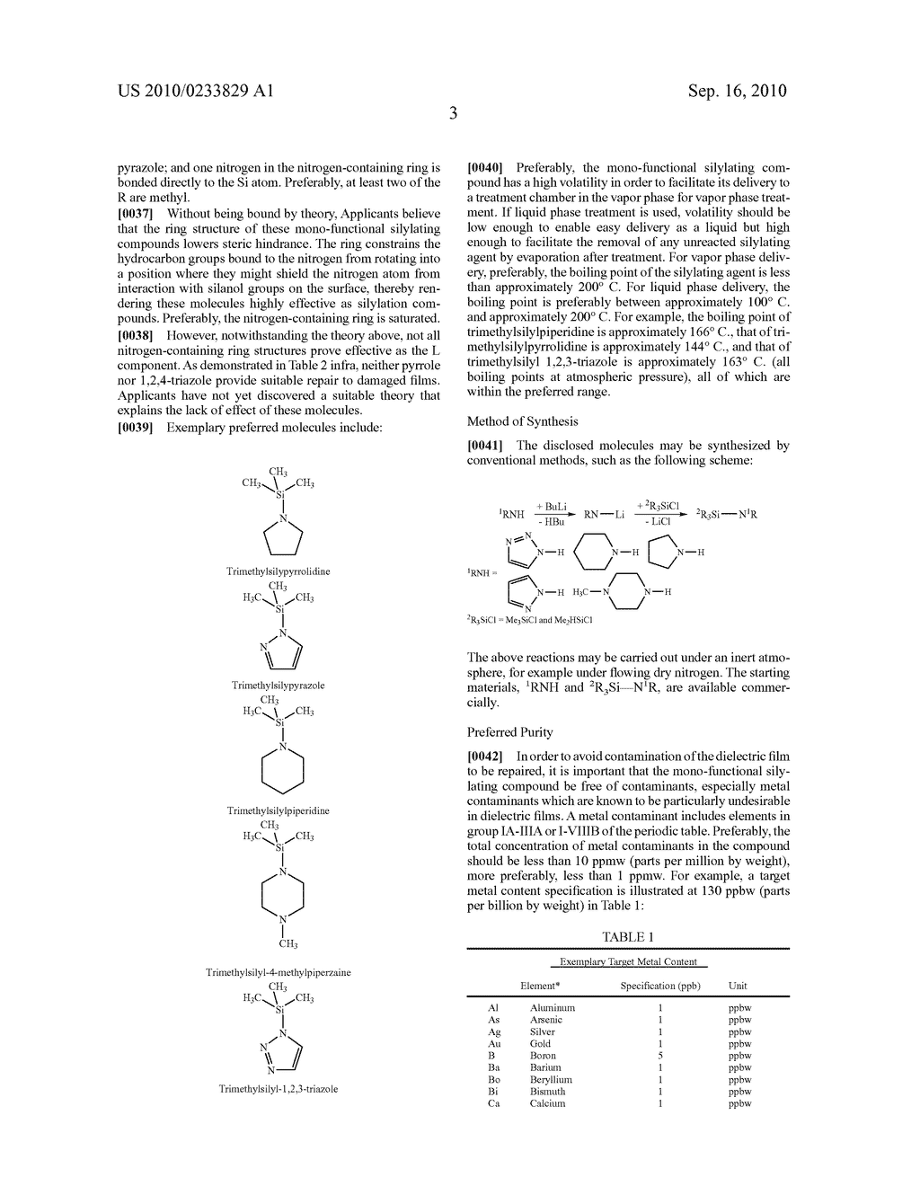 CYCLIC AMINO COMPOUNDS FOR LOW-K SILYLATION - diagram, schematic, and image 05