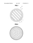 MULTI-PIECE SOLID GOLF BALL diagram and image