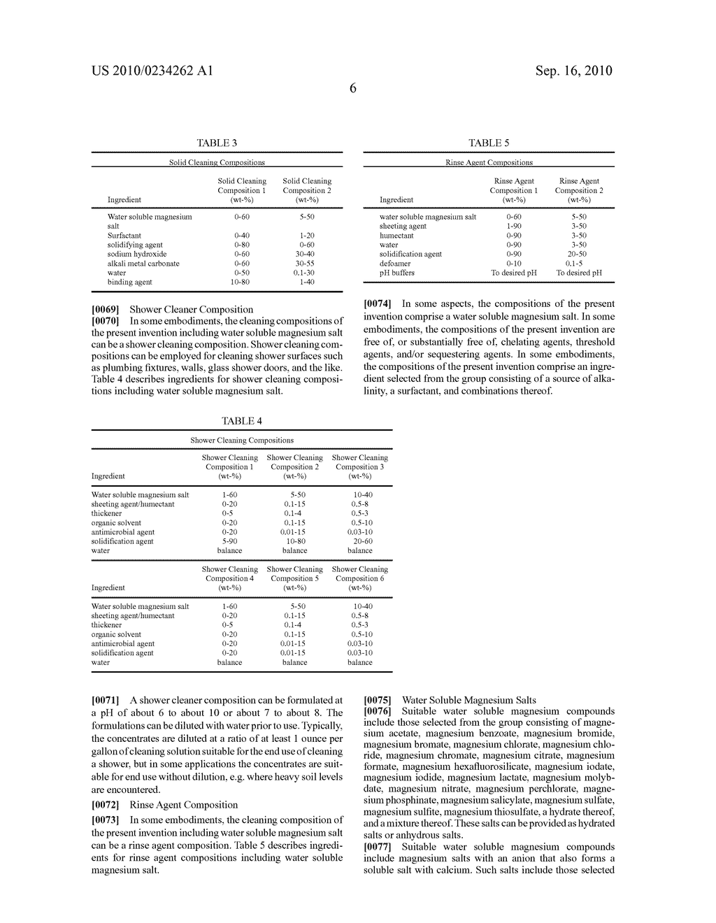 CLEANING COMPOSITIONS CONTAINING WATER SOLUBLE MAGNESIUM COMPOUNDS AND METHODS OF USING THEM - diagram, schematic, and image 23