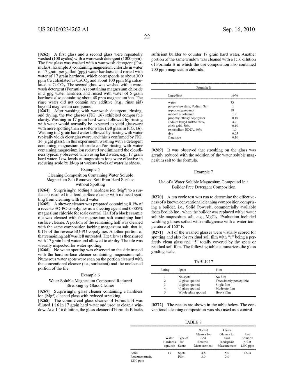 CLEANING COMPOSITIONS CONTAINING WATER SOLUBLE MAGNESIUM COMPOUNDS AND METHODS OF USING THEM - diagram, schematic, and image 39