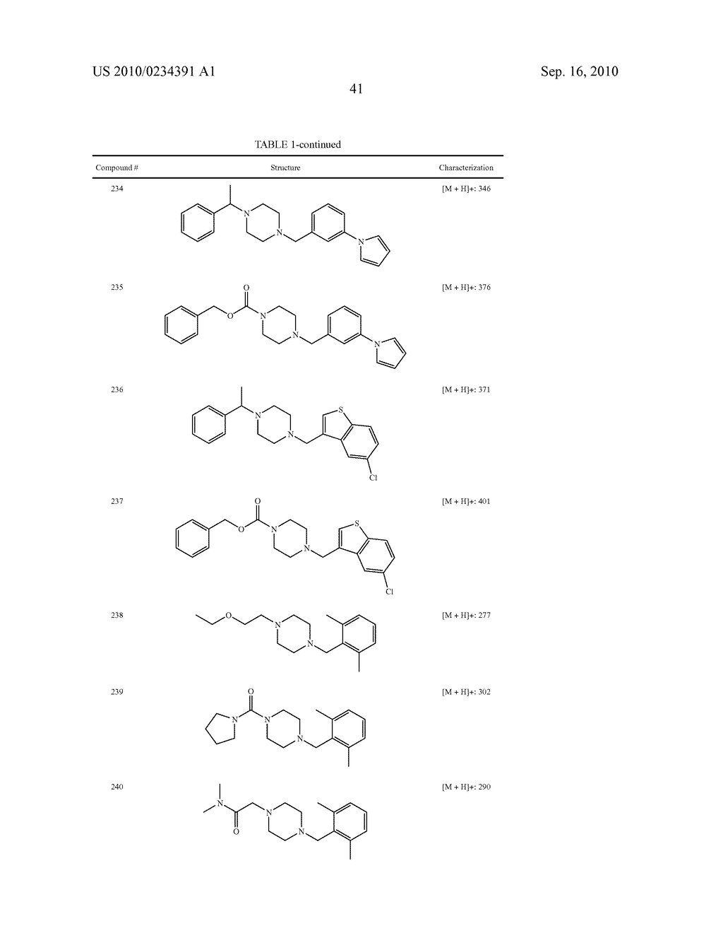 N-SUBSTITUTED PIPERAZINES - diagram, schematic, and image 42