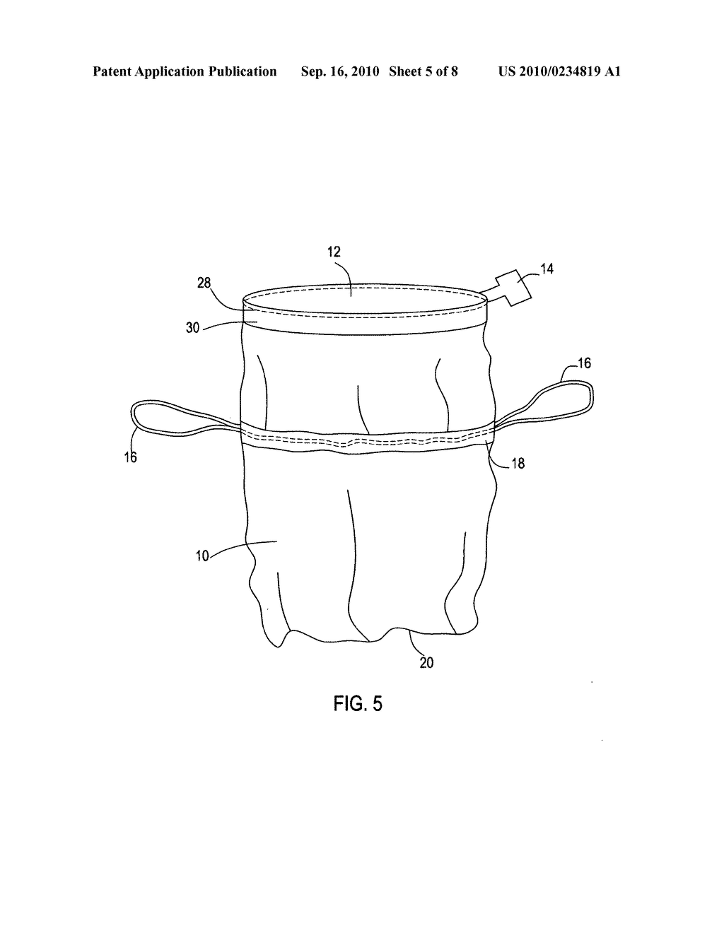 Portable rapidly deployable waste containment device - diagram, schematic, and image 06