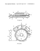 INDUSTRIAL FABRIC INCLUDING SPIRALLY WOUND MATERIAL STRIPS diagram and image