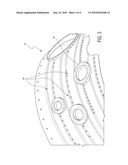 Combustion Liner with Mixing Hole Stub diagram and image