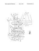 DUAL CLUTCH MULTI-SPEED TRANSMISSION HAVING ONE COUNTERSHAFT AND A REVERSE SHAFT diagram and image