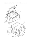 Tractor mounted toolbox diagram and image