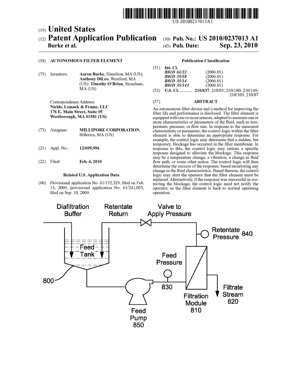 AUTONOMOUS FILTER ELEMENT - diagram, schematic, and image 01