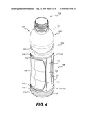 SQUEEZABLE MULTI-PANEL PLASTIC CONTAINER diagram and image